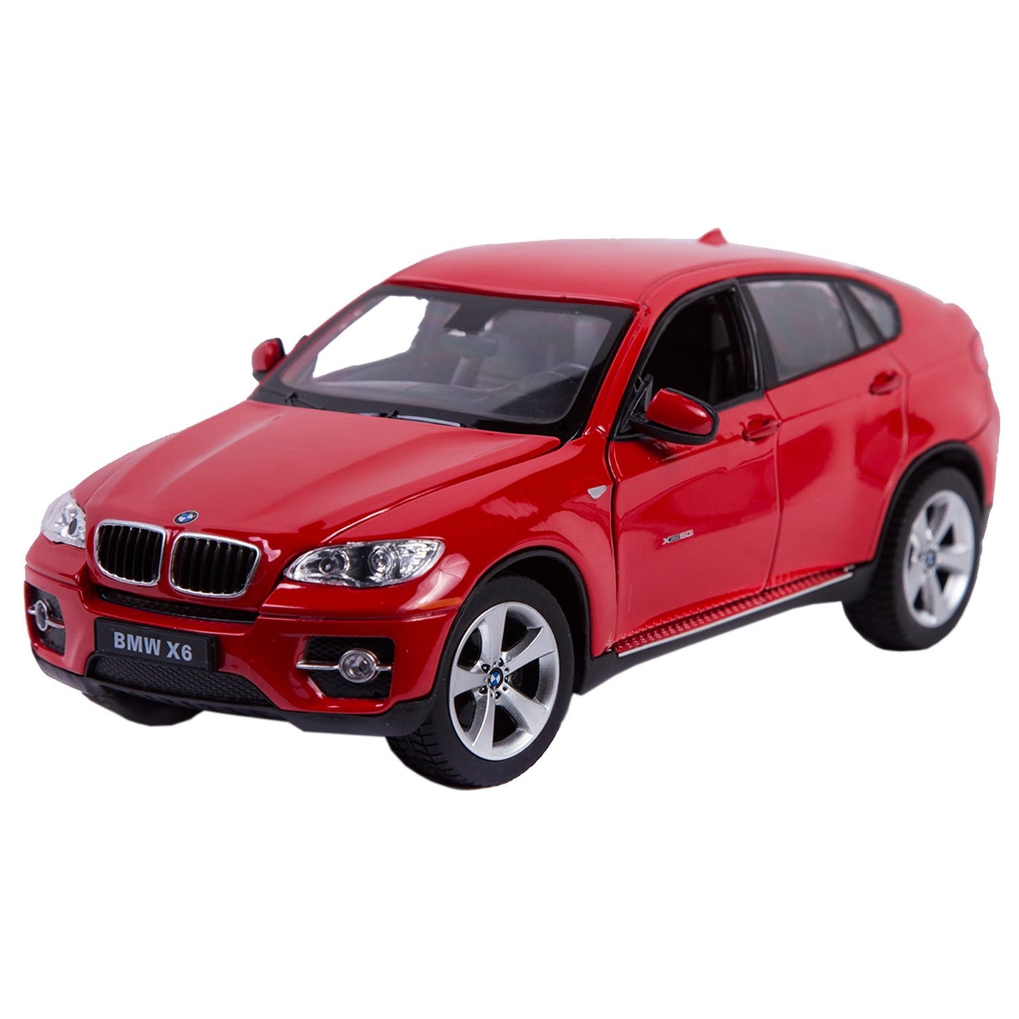 Masinuta metalica bmw x6 rosu scara 1 la 24