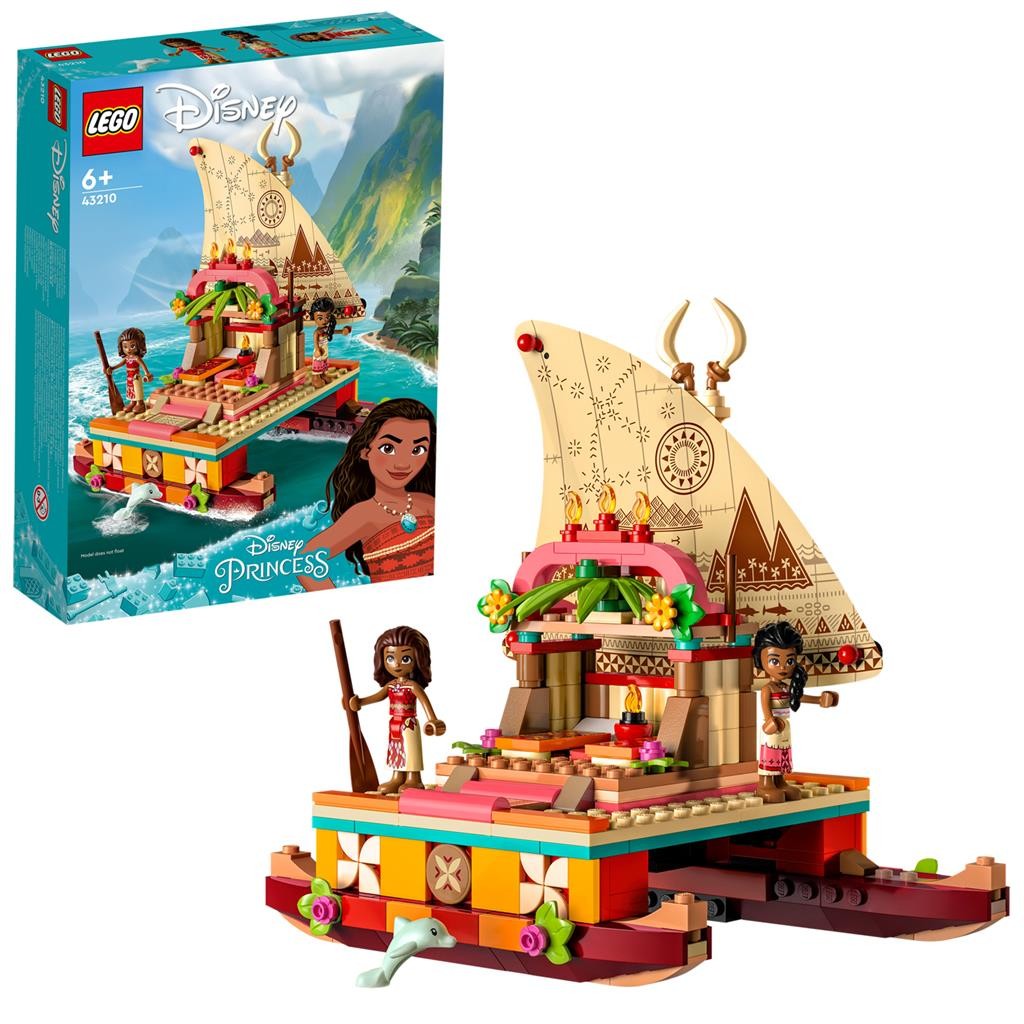 Lego disney princess catamaranul polinezian al moanei 43210