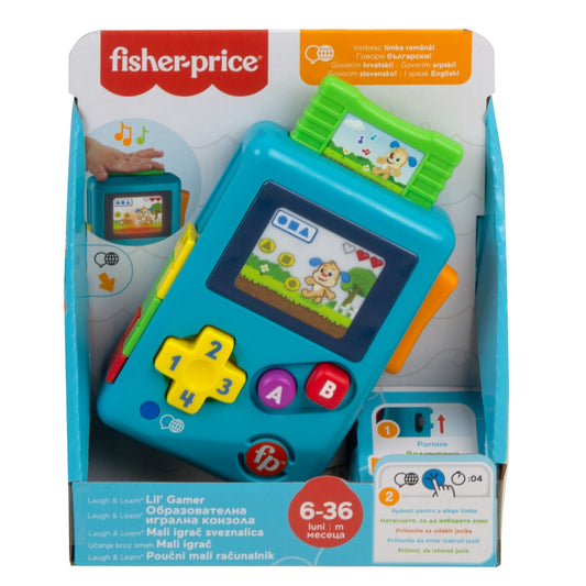 Fisher price laugh&learn consola de joc interactiva in limba romana