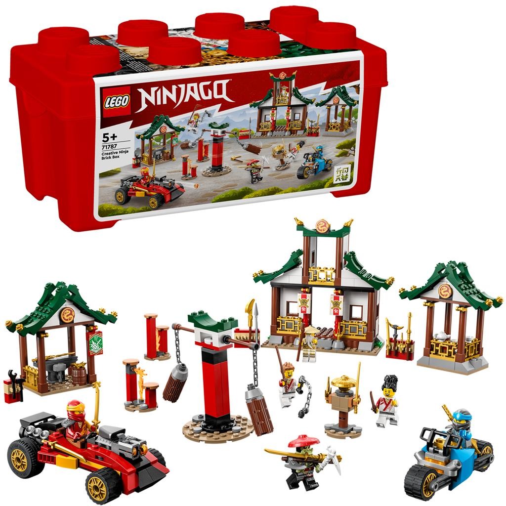 Lego ninjago cutie cu caramizi creative ninja 71787