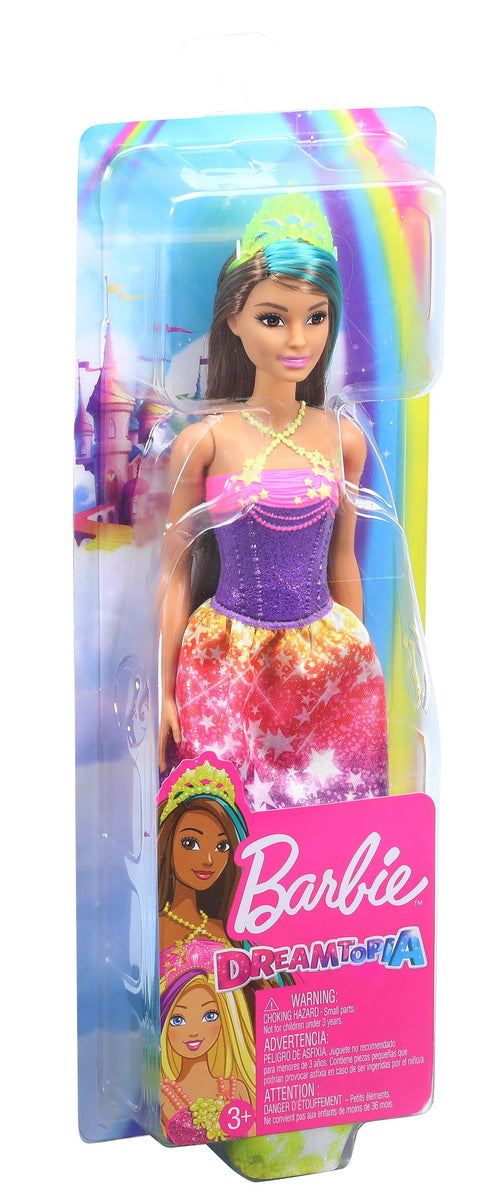 Barbie papusa printesa dreamtopia cu coronita galbena