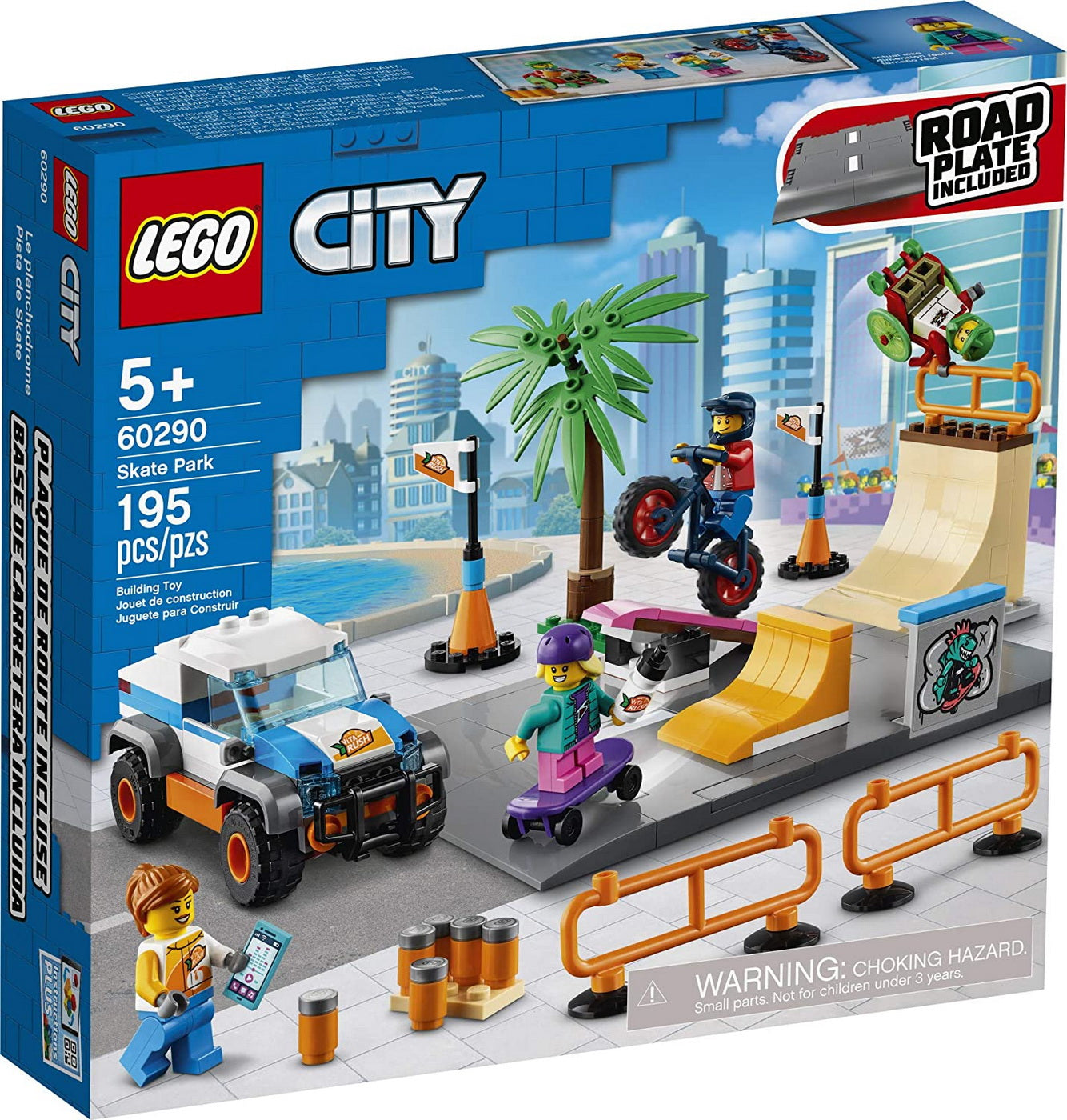 Lego city  parc de skateboarding 60290