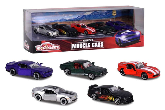 Majorette set 5 masinute muscle car