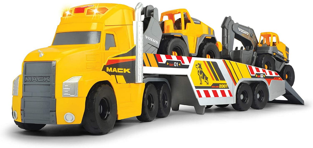 Mack volvo heavy loader truck 70cm cu remorca