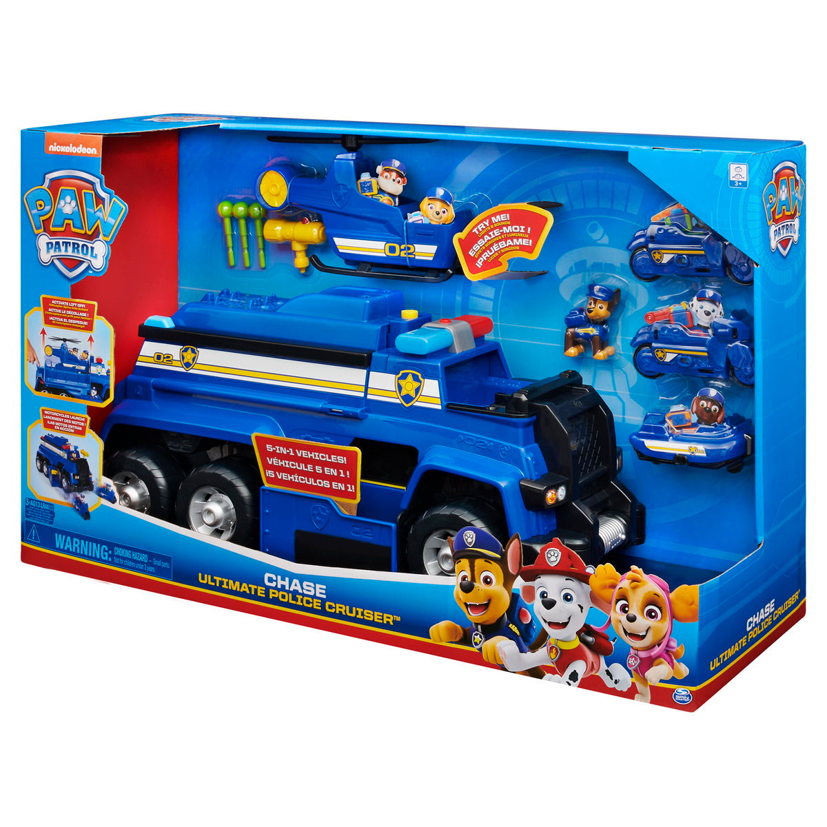 Patrula catelusilor chase ultimate police cruiser 5in1