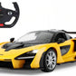 Masina cu telecomanda mclaren senna galben cu scara 1 la 14