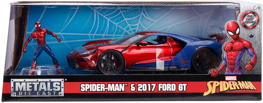 Marvel spiderman 2017 ford gt scara 1 la 24