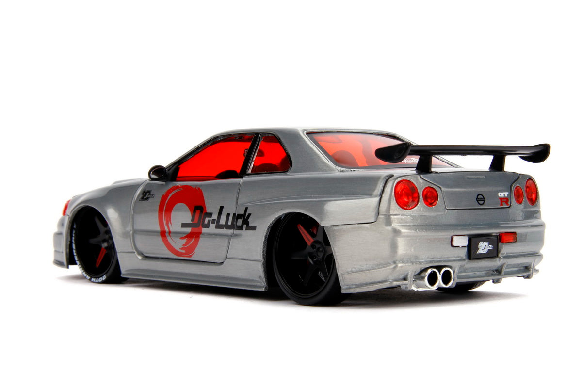 Macheta metalica nissan skyline gtr 2002 scara 1 la 24