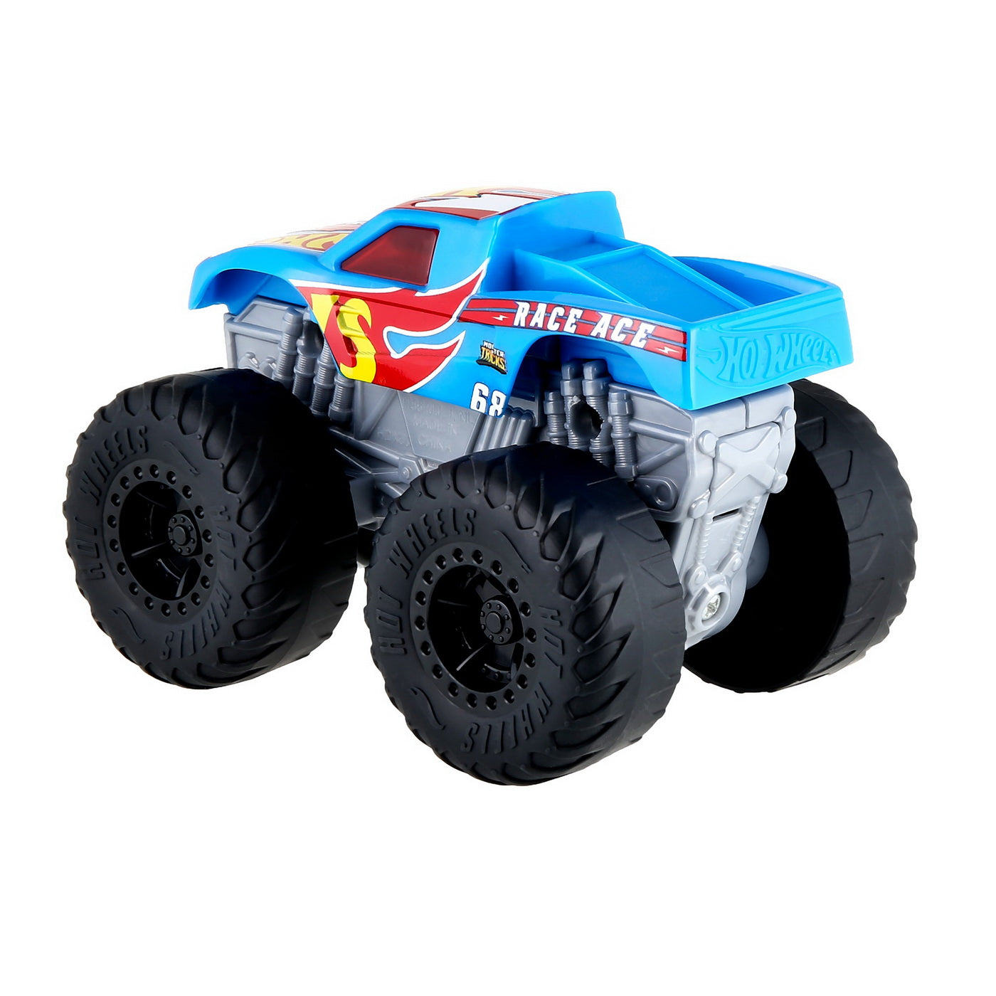 Hot wheels monster truck roarin wreckers race ace cu functii si sunete scara  1:43