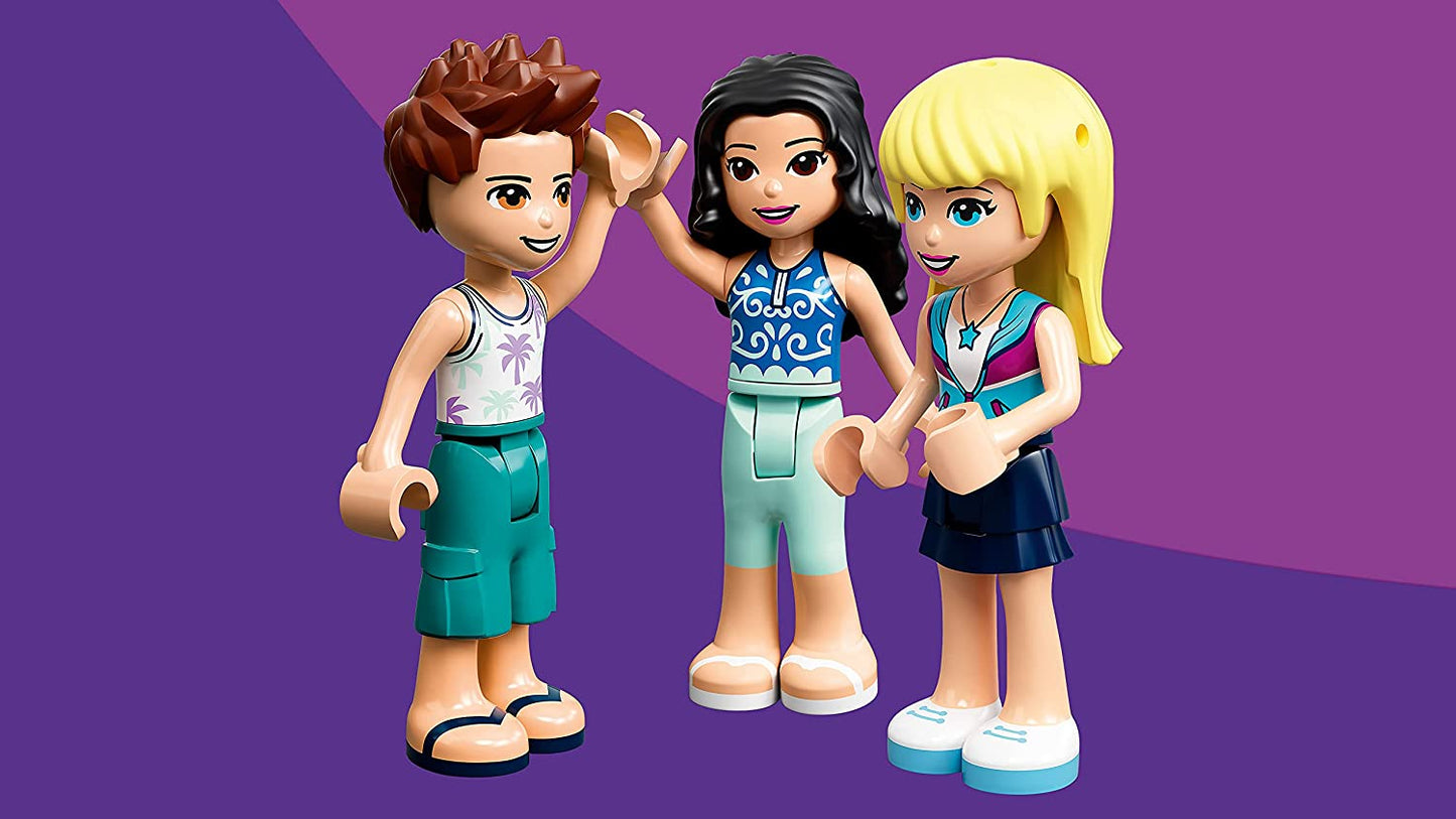 Lego friends furgoneta de camping si barca cu panze 41681