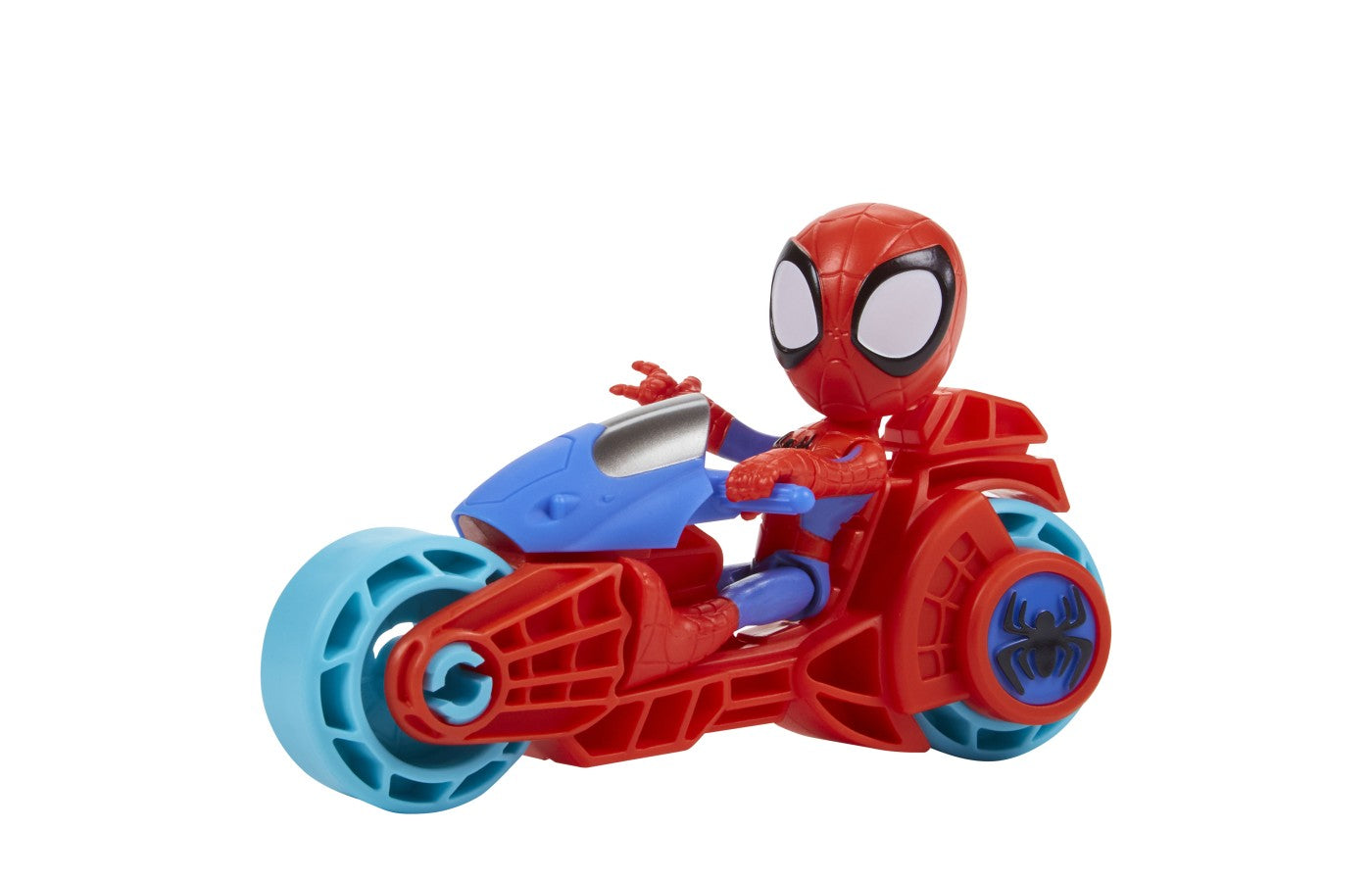 Spidey prietenii extraordinari set motocicleta si figurina spidey 10cm