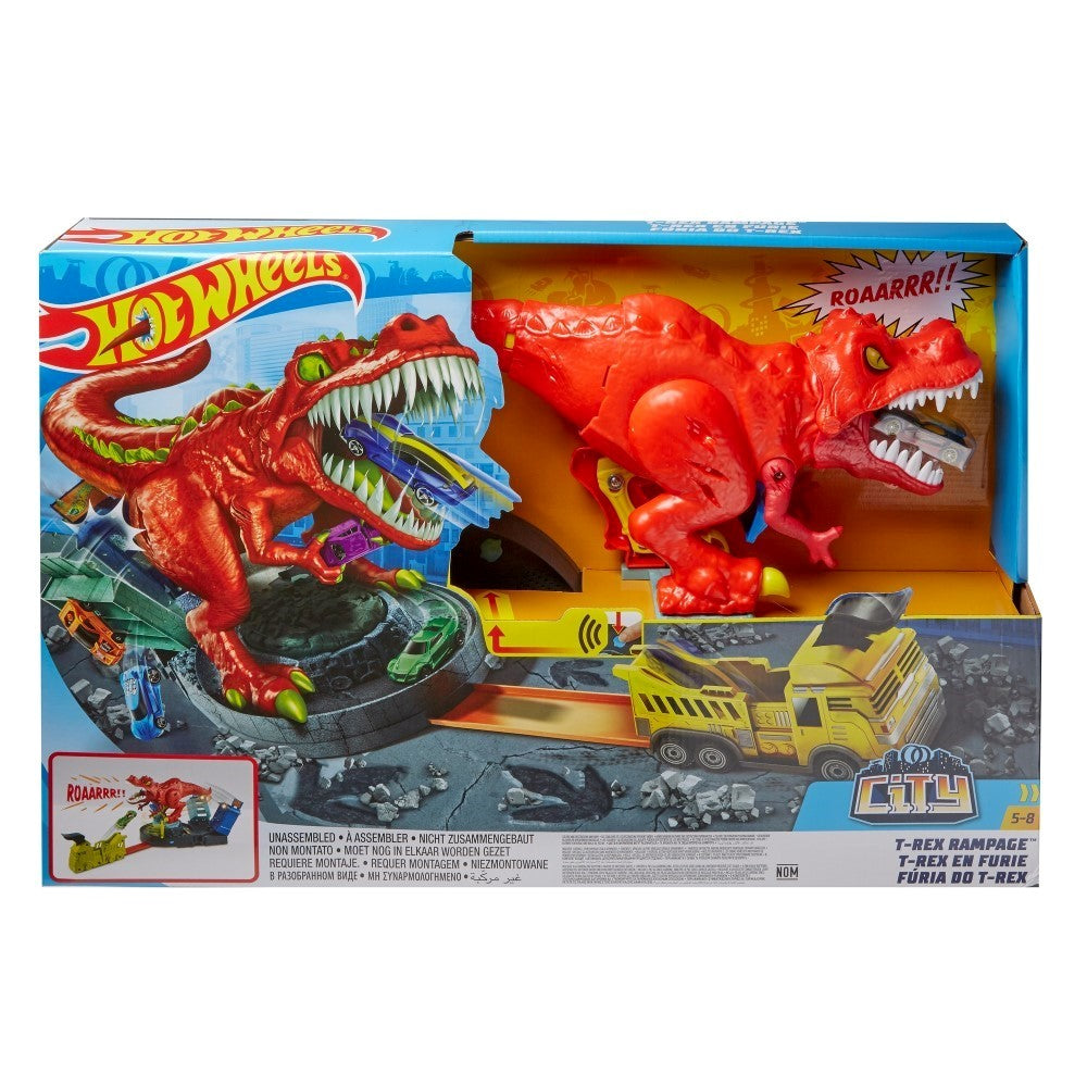 Hot wheels set de joaca t rex