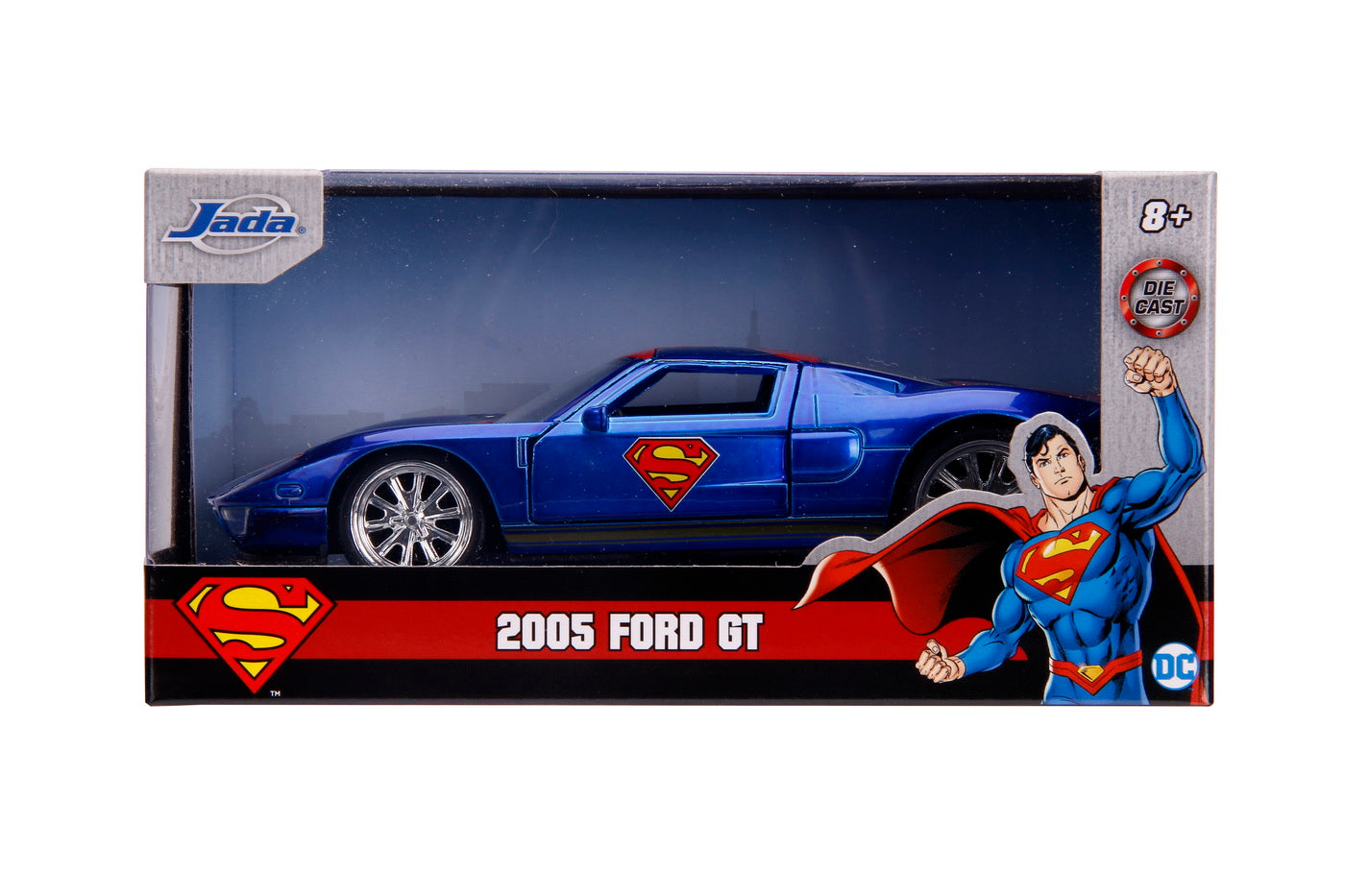 Masinuta metalica superman 2005 ford gt scara 1 la 32