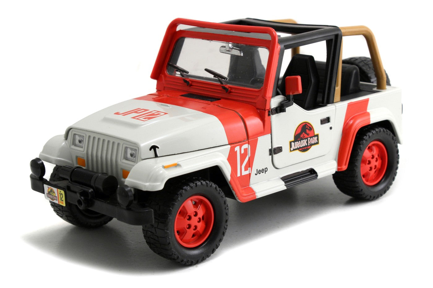 Masinuta metalica jurassic world 1992 jeep wrangler 1:24