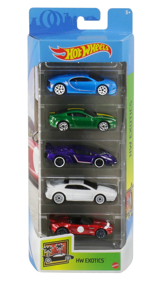 Set 5 masini hot wheels design exotics