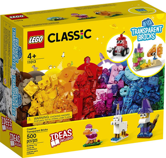 Lego classic caramizi transparente creative 11013