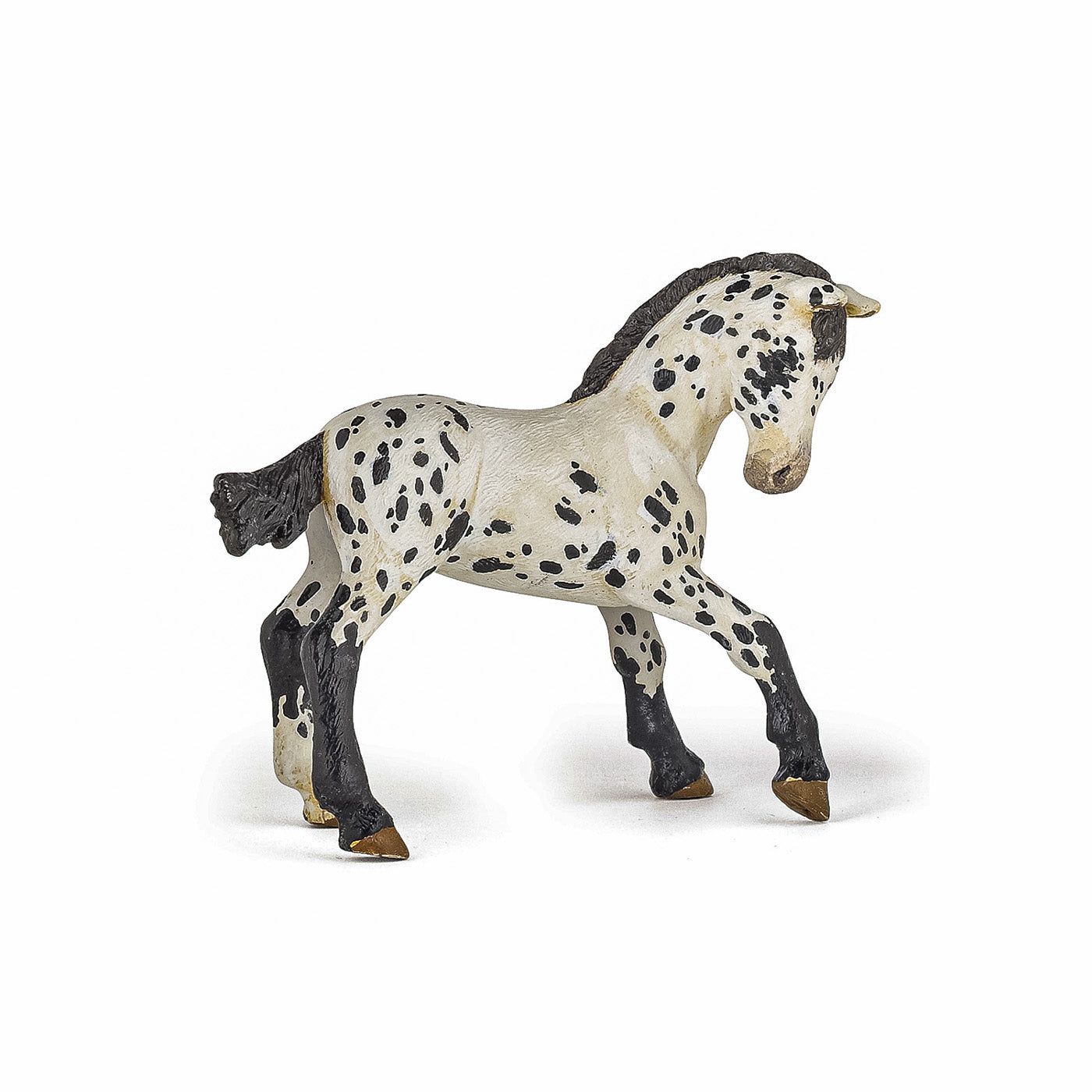 Papo figurina manz appaloosa negru