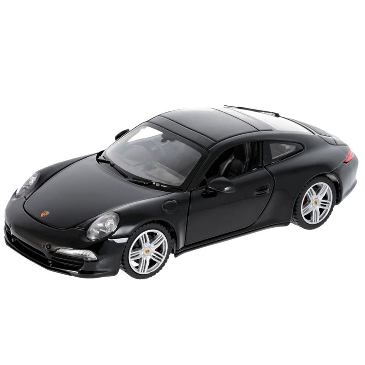 Masinuta metalica porsche 911 negru scara 1 la 24