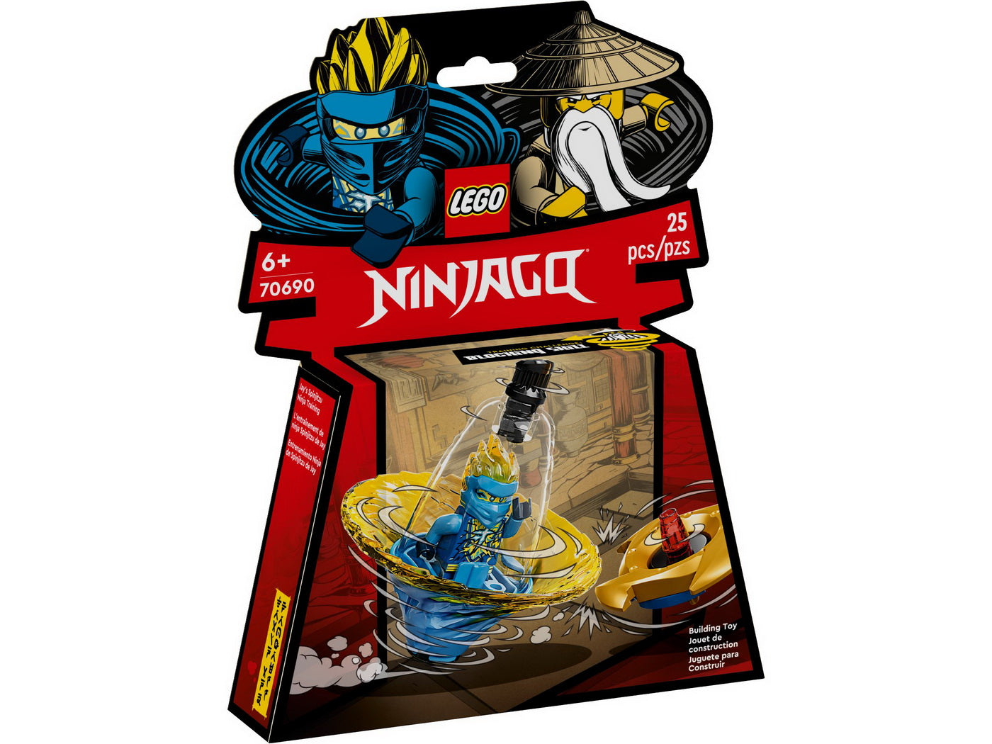 Lego ninjago antrenamentul sprinjitzu ninja al lui joy 70690