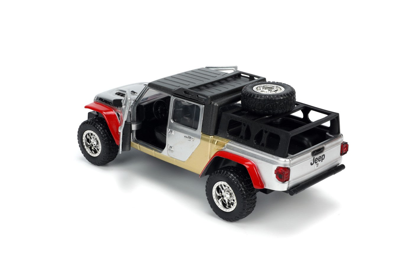 Jada marvel set masinuta metalica jeep gladiator scara 1:32 si figurina din metal colossus