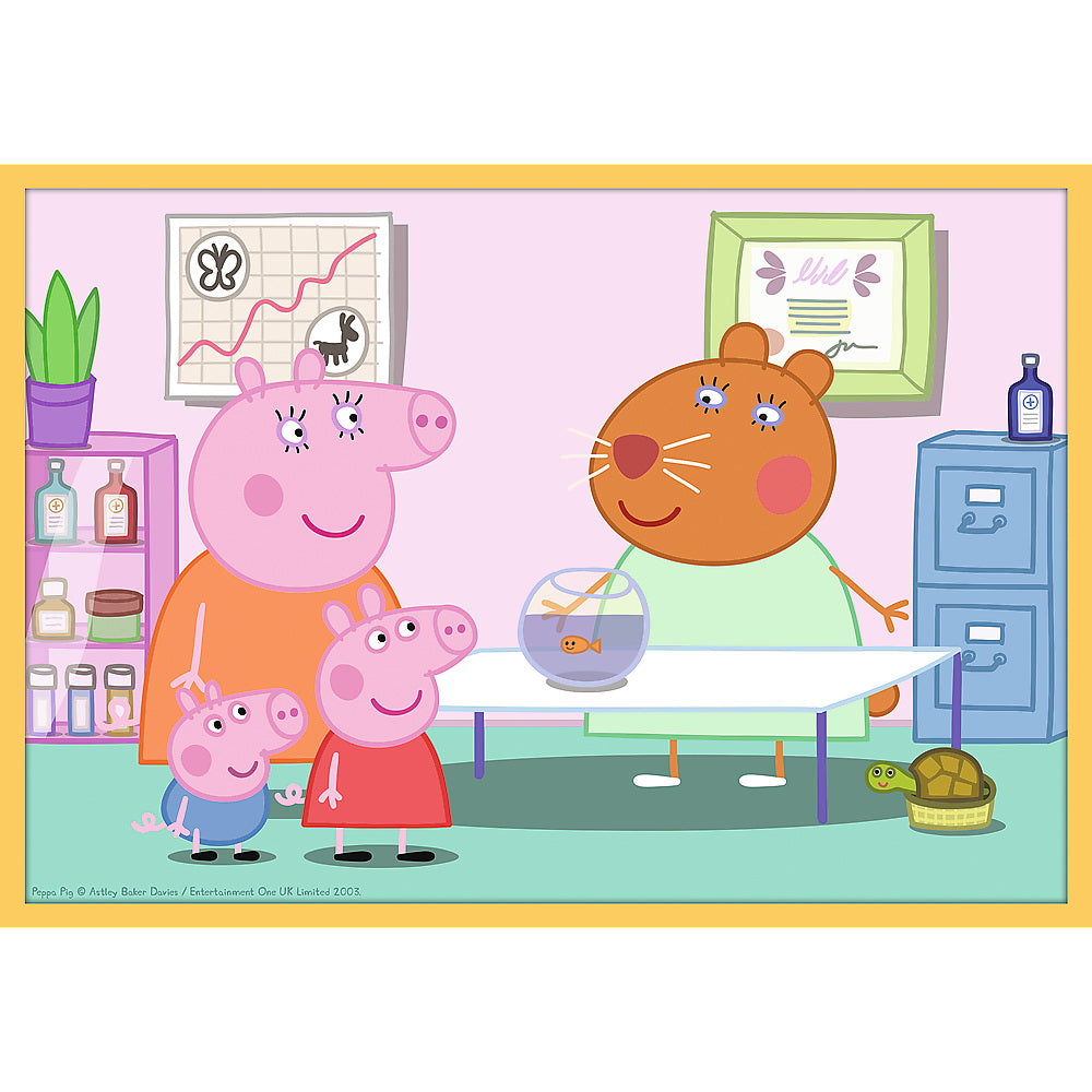 Puzzle trefl 10in1 intalneste-o pe peppa pig