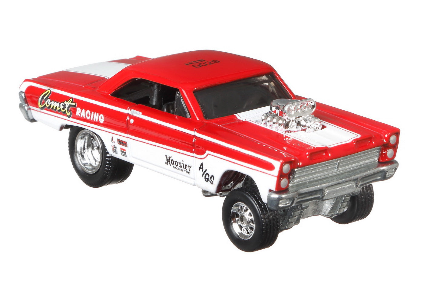 Hot wheels transportator mercury comet cyclone 65' cu masinuta  ford c-800 scara 1:64