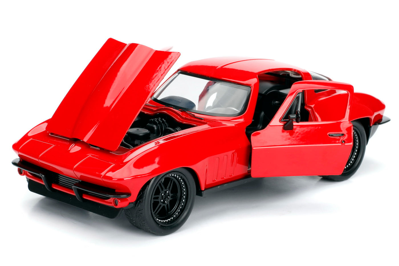 Masinuta metalica fast and furious 1966 chevy corvette scara 1 la 24