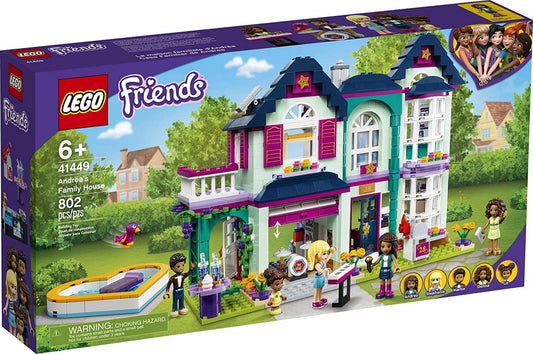 Lego friends casa familiei andreei 41449