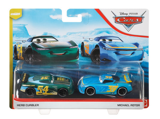 Cars3 set 2 masinute metalice herb curbler si michael rotor