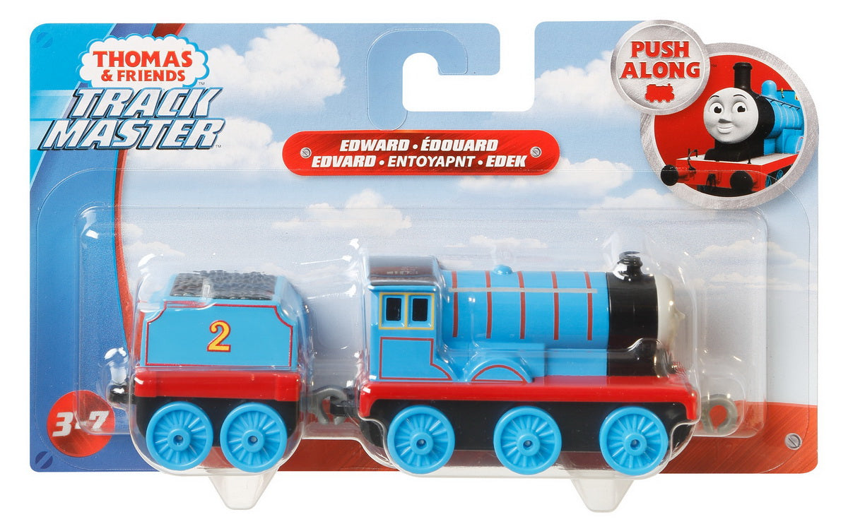 Thomas locomotiva cu vagon push along edward