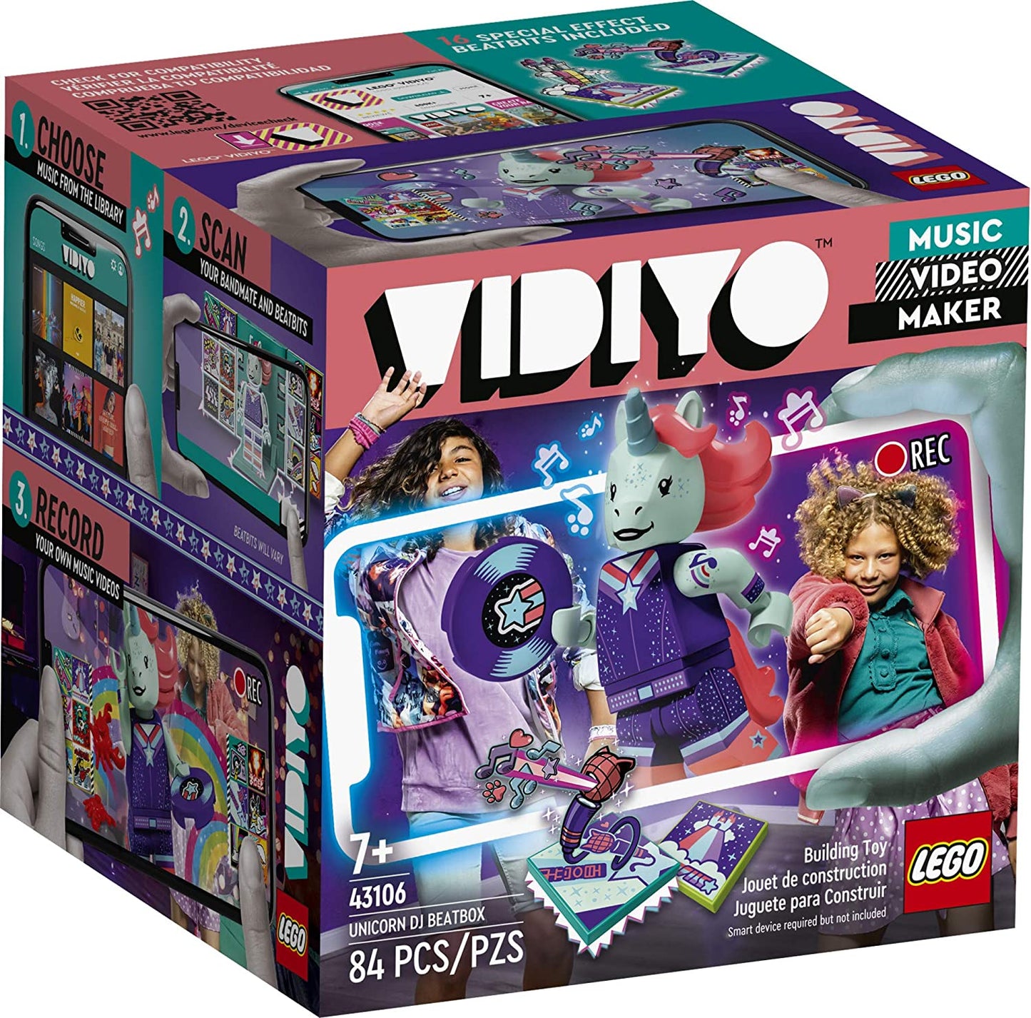 Lego vidiyo unicorn dj beatbox 43106