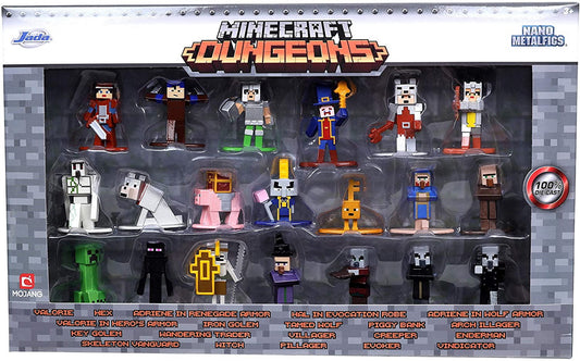 Minecraft dungeons dragons set 20 nanofigurine 4cm