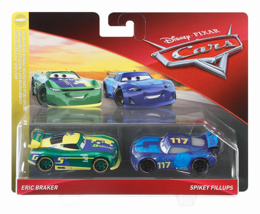 Cars 3 personaj die cast pachet 2 masini eric braker si spikey fillups