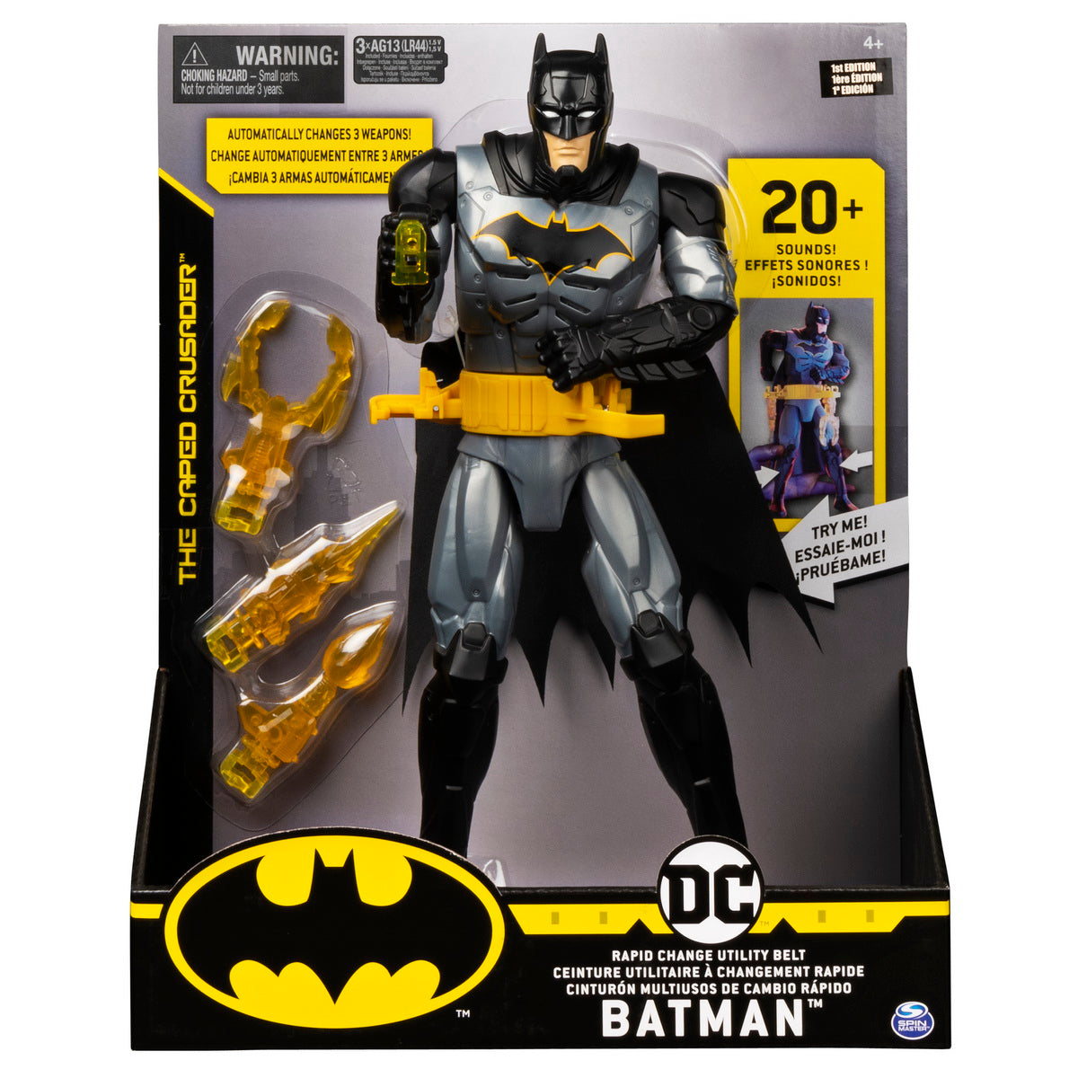 Batman figurina 29cm deluxe cu accesorii si fraze in limba engleza