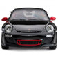 Masina cu telecomanda porsche gt3 negru cu scara 1 la 14
