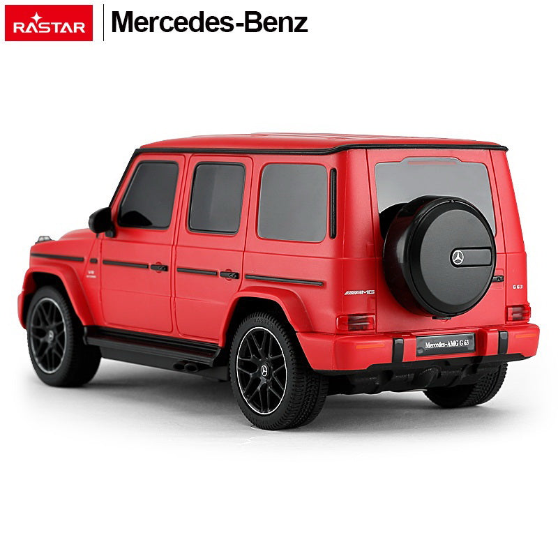 Masina cu telecomanda mercedes-benz g63 rosu scara 1 la 24