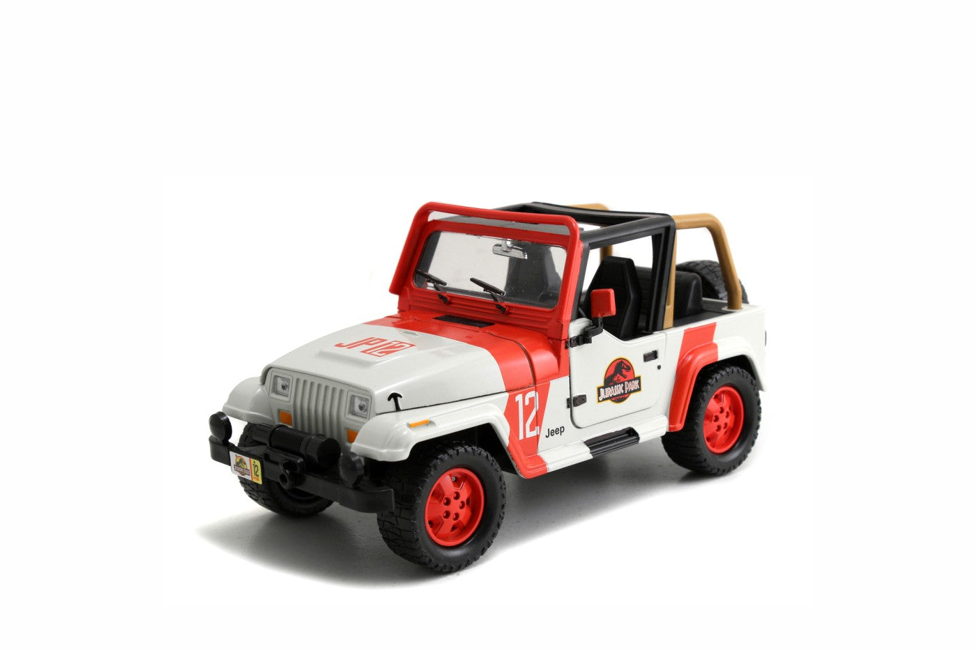 Masinuta metalica jurassic world 1992 jeep wrangler 1:24