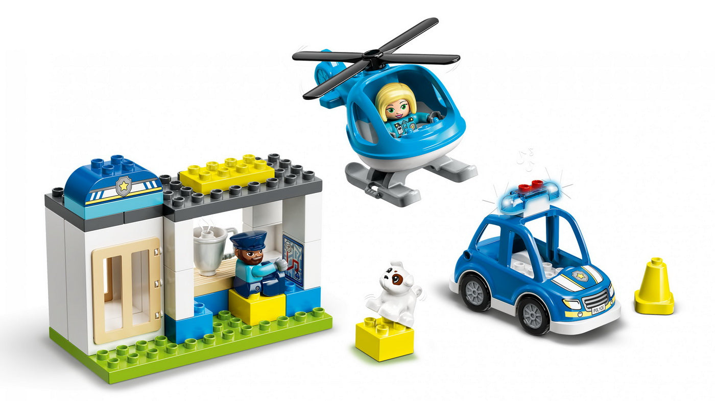 Lego duplo sectie de politie si elicopter 10959