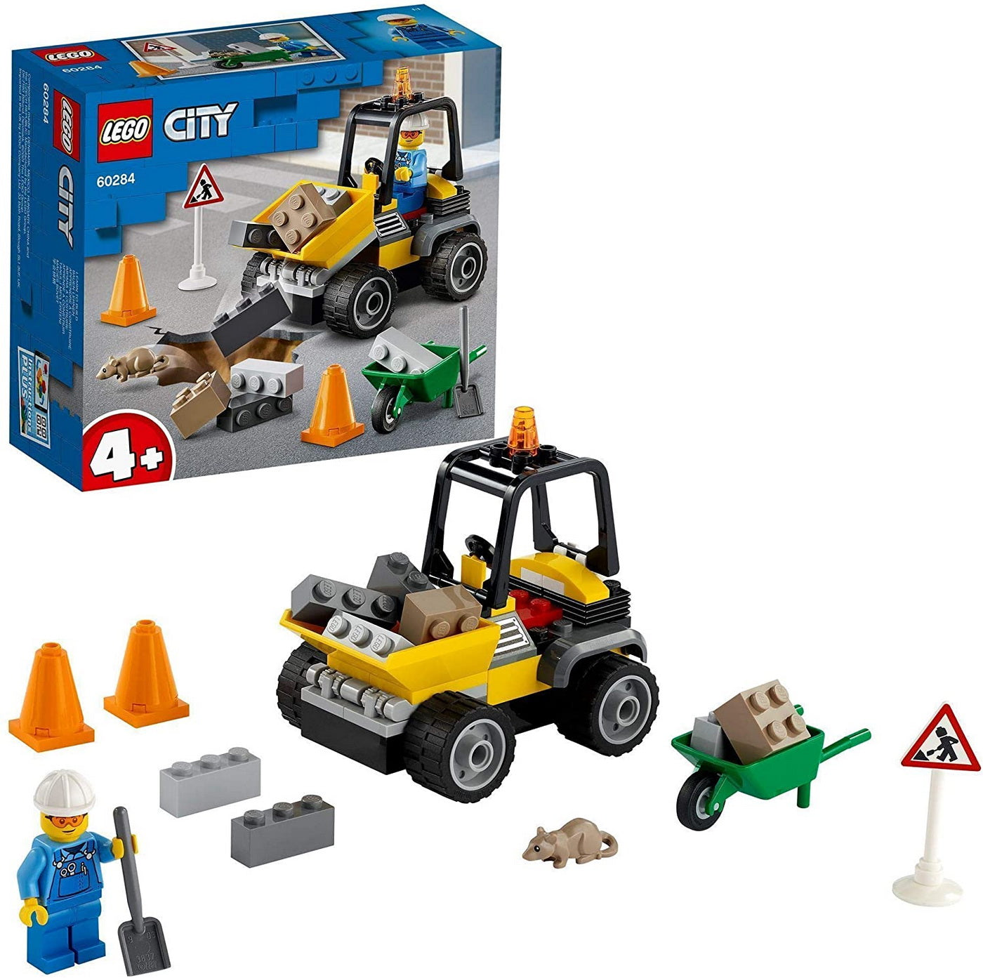 Lego city  camion pentru lucrari rutiere 60284