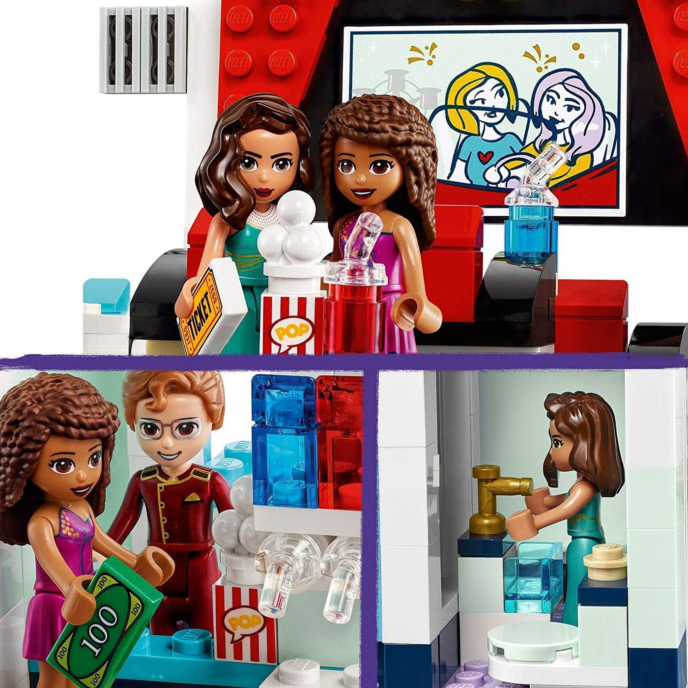 Lego friends cinematograful din heartlake city 41448