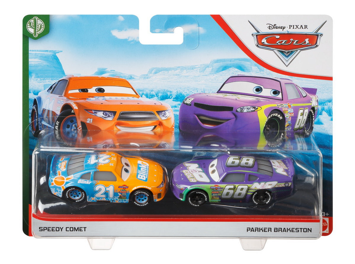 Cars3 set 2 masinute metalice speedy comet si parker brakeston