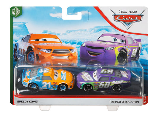 Cars3 set 2 masinute metalice speedy comet si parker brakeston