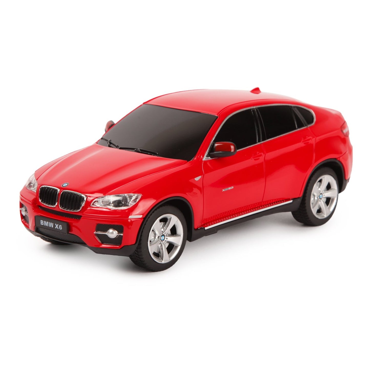 Masina cu telecomanda bmw x6 rosu cu scara 1 la 24