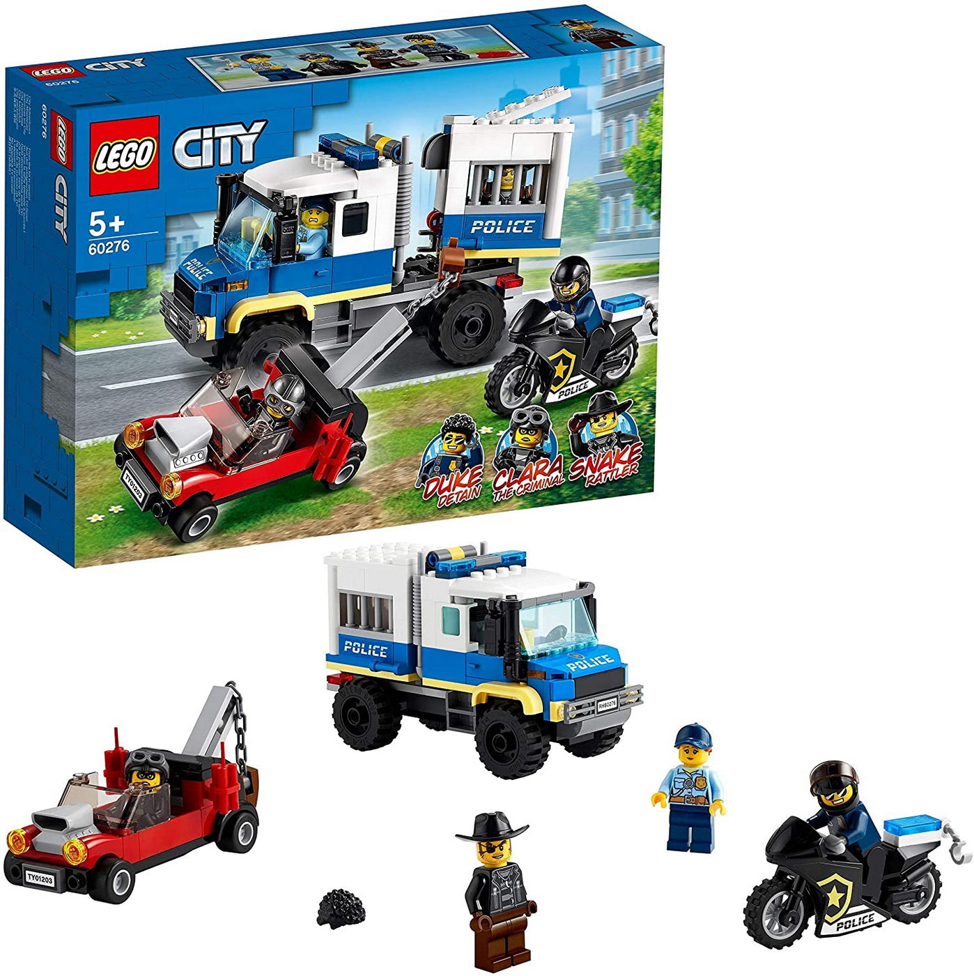 Lego city  transportul prizonierilor politiei 60276