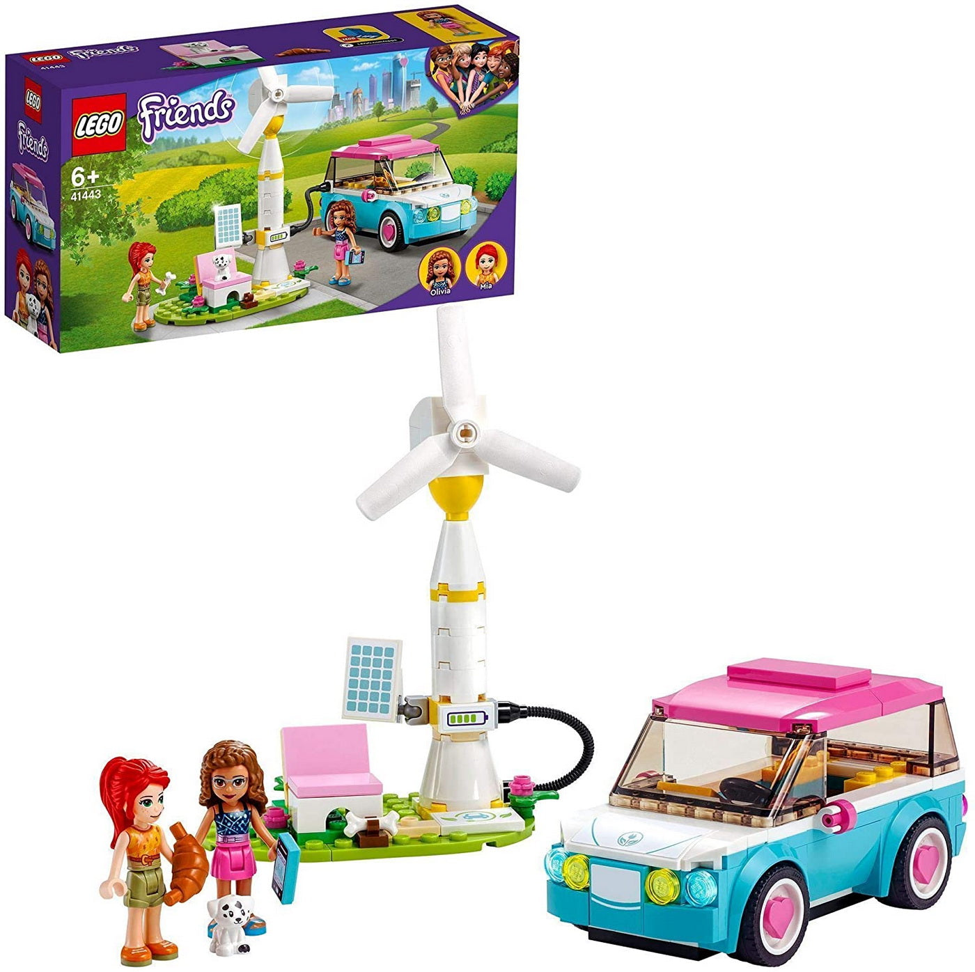 Lego friends masina electrica a oliviei 41443