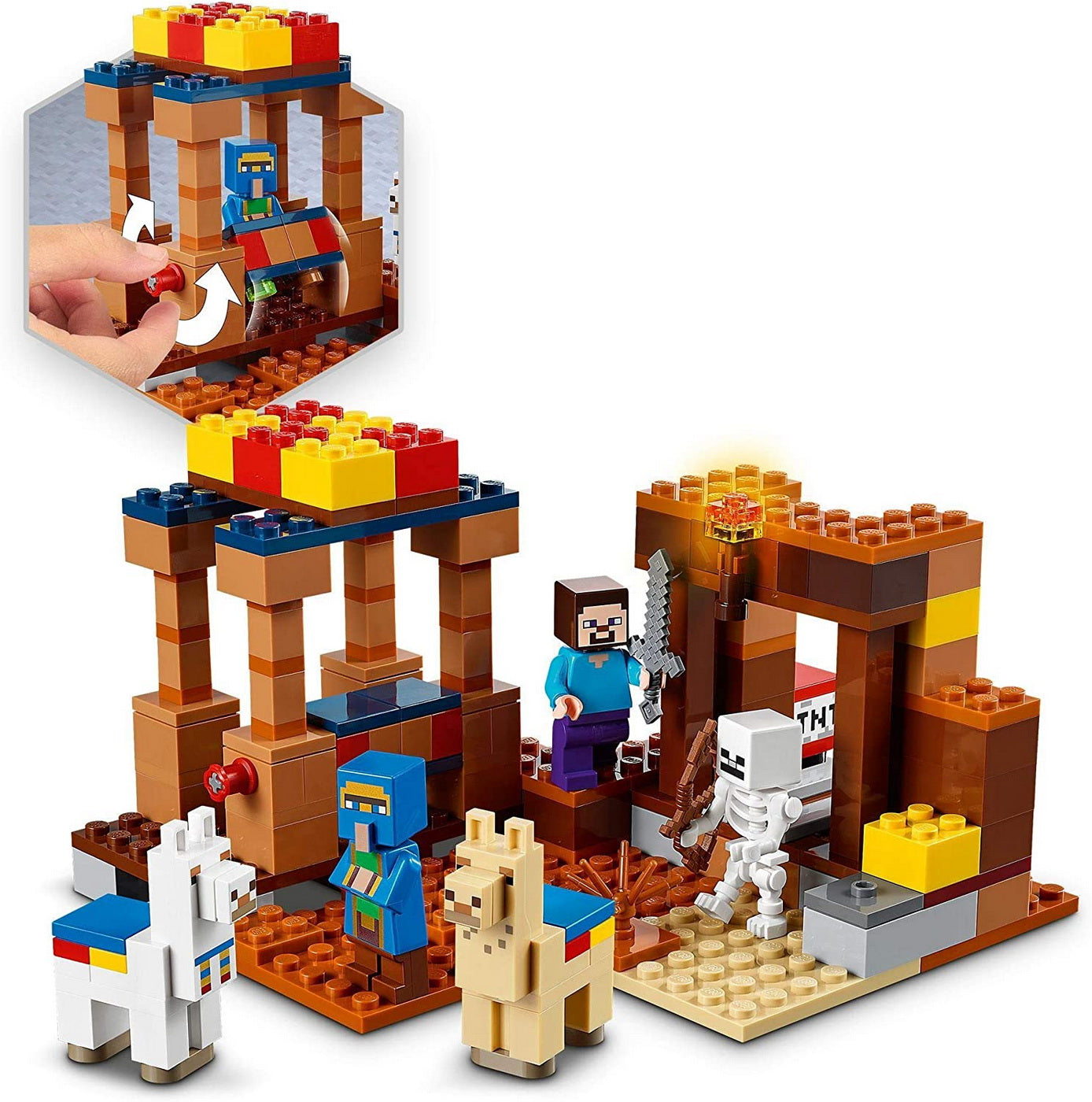 Lego minecraft punctul comercial 21167