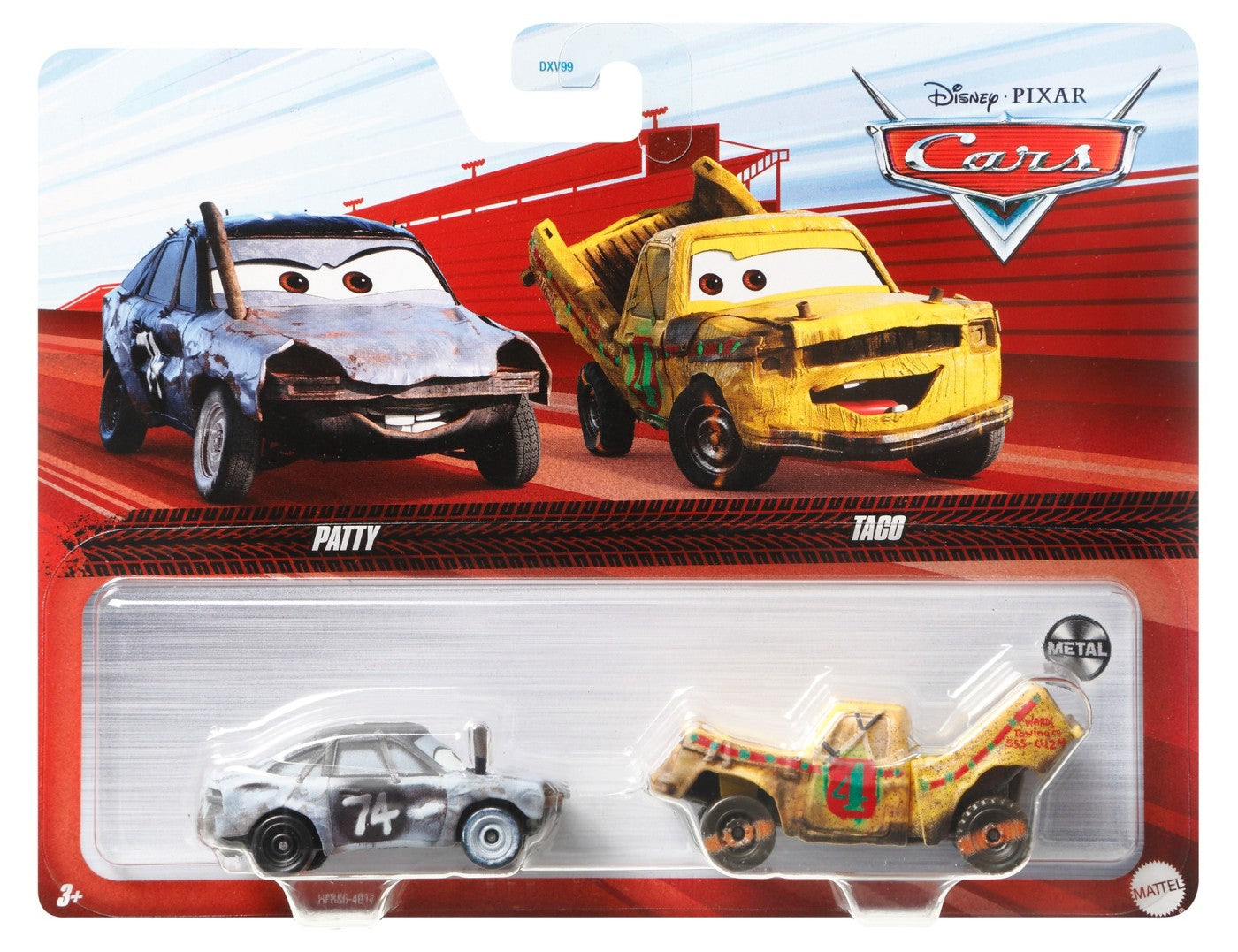 Cars3 set 2 masinute metalice patty si taco