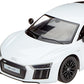 Masina cu telecomanda audi r8 alb cu scara 1 la 14