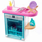 Set mobilier barbie bucatarie cu vesela
