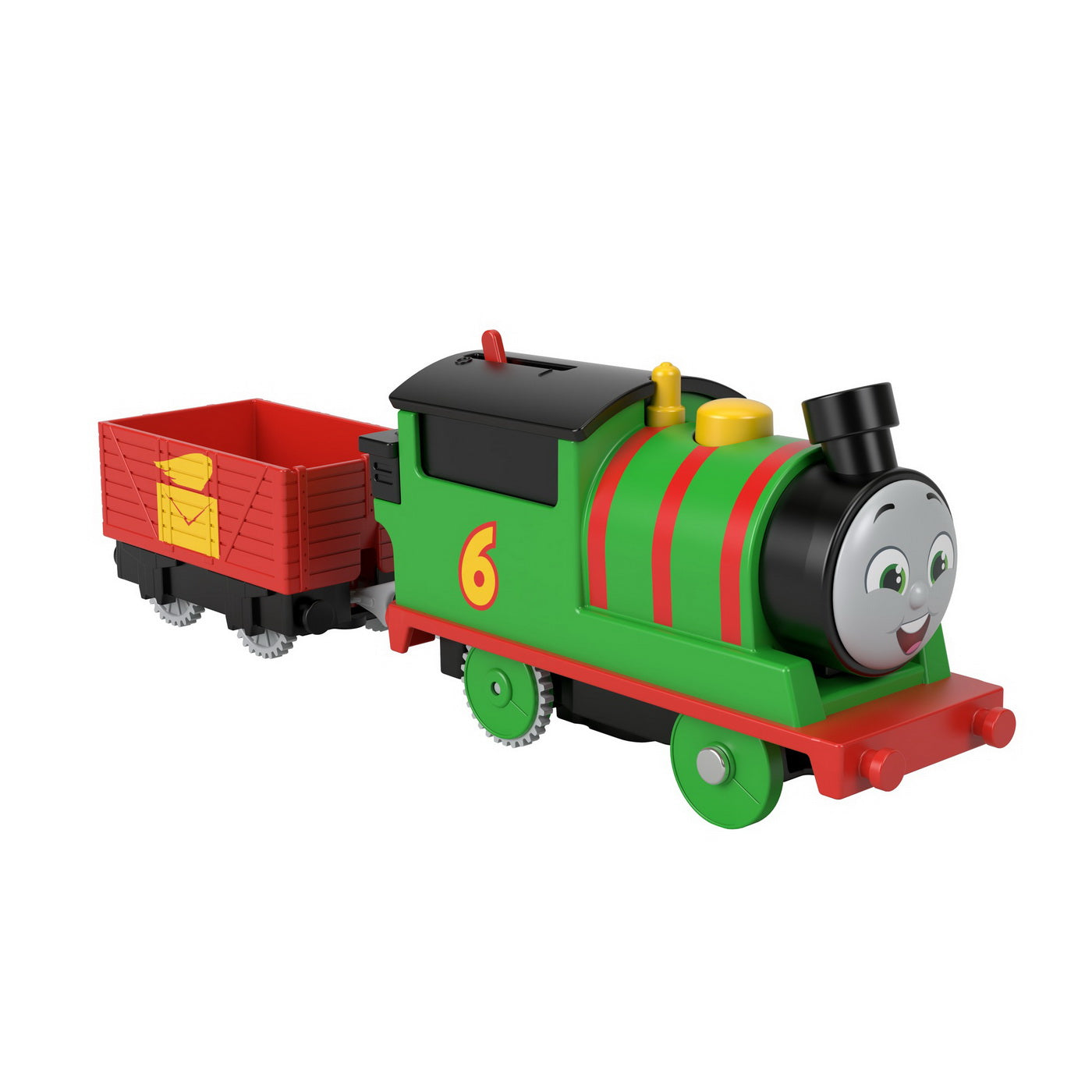 Thomas locomotiva motorizata percy cu vagon